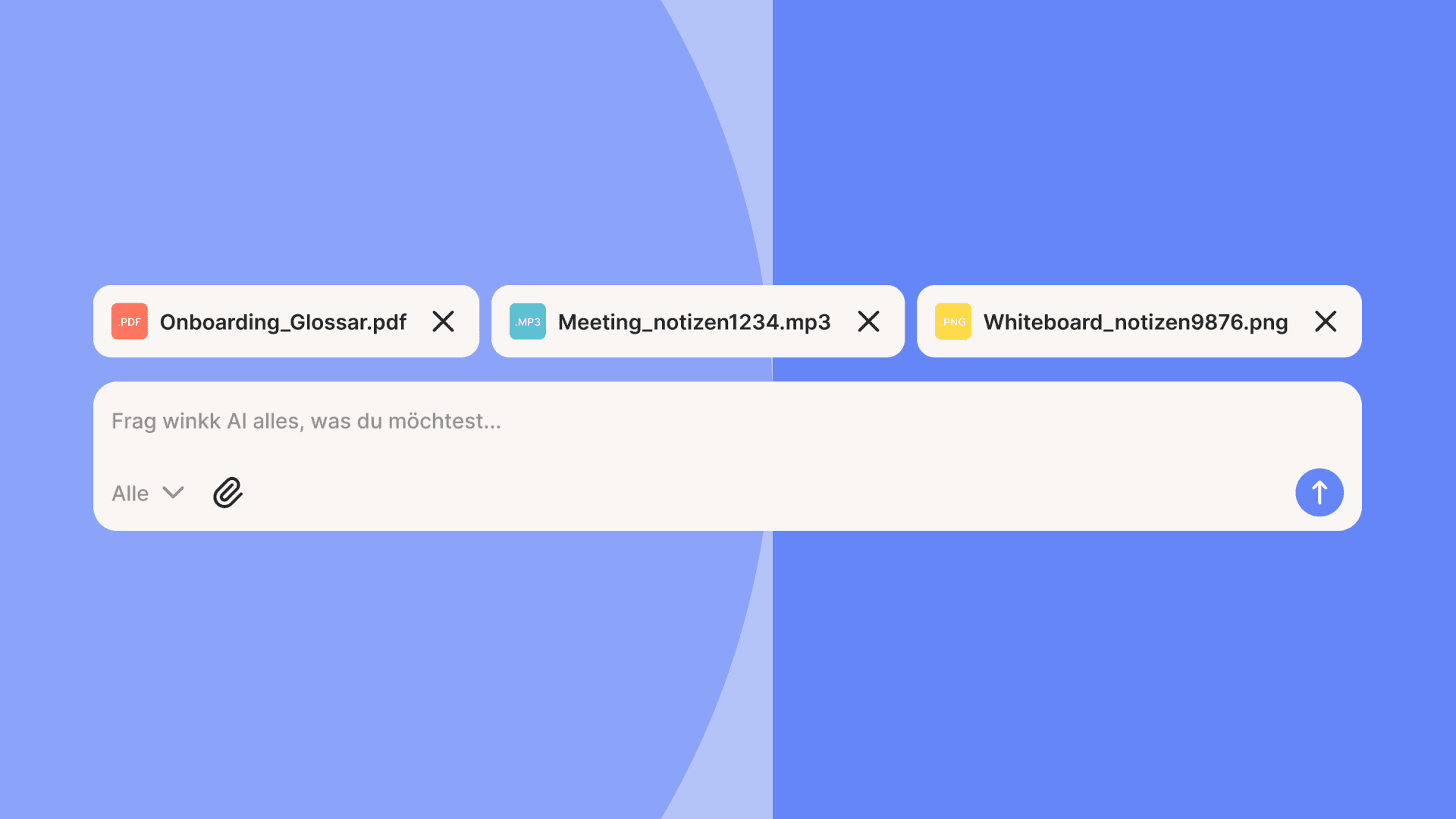 Beispielprompt im winkk AI Chat