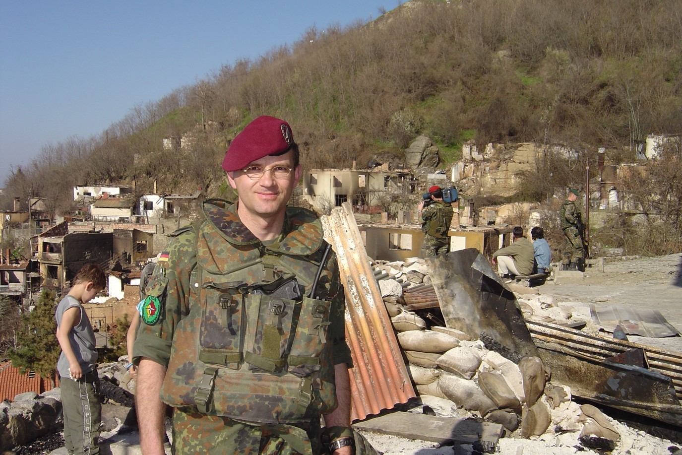 Peter Müller Foto aus der Militärzeit