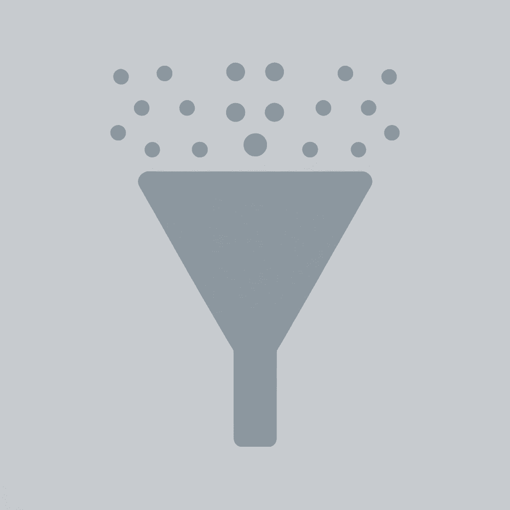 Many scholarship opportunities flowing into the funnel, filtered down to relevant matches