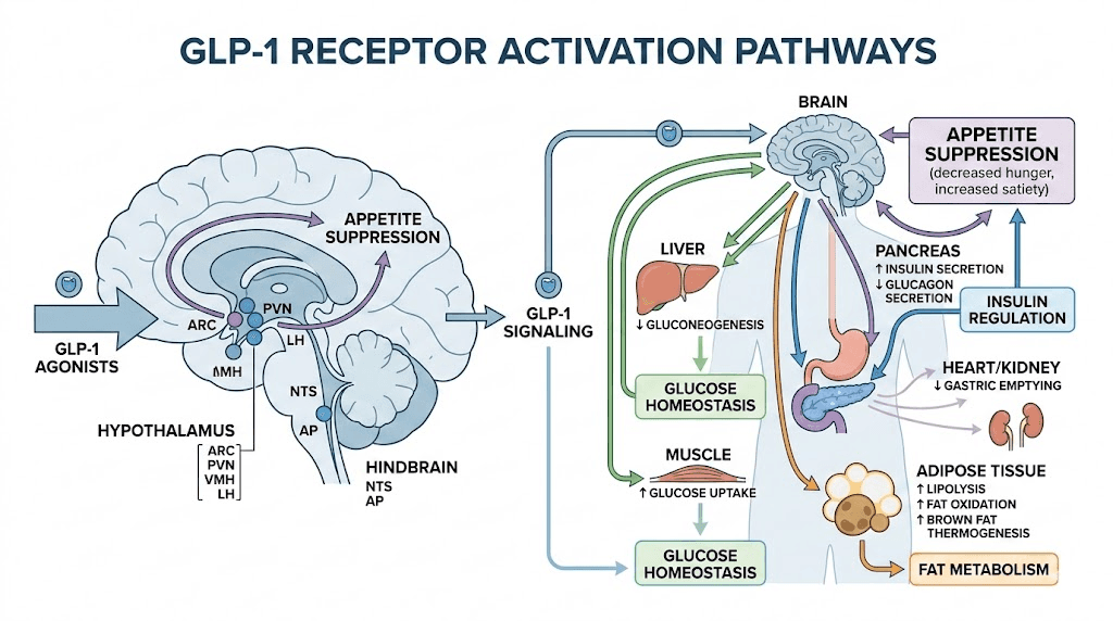 How GLP-1 fat loss treatment works in the brain and body