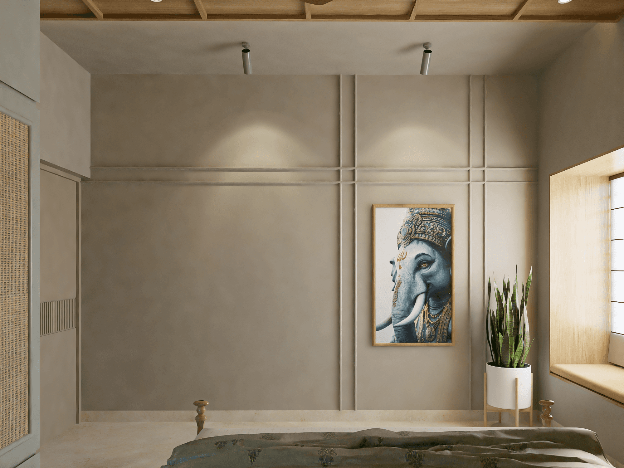 Project showcase image featuring a modern, refined interior.
