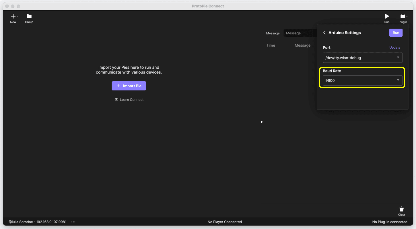 {'_type': 'localeString', 'en': 'Connect Arduino: select the baud rate.'}