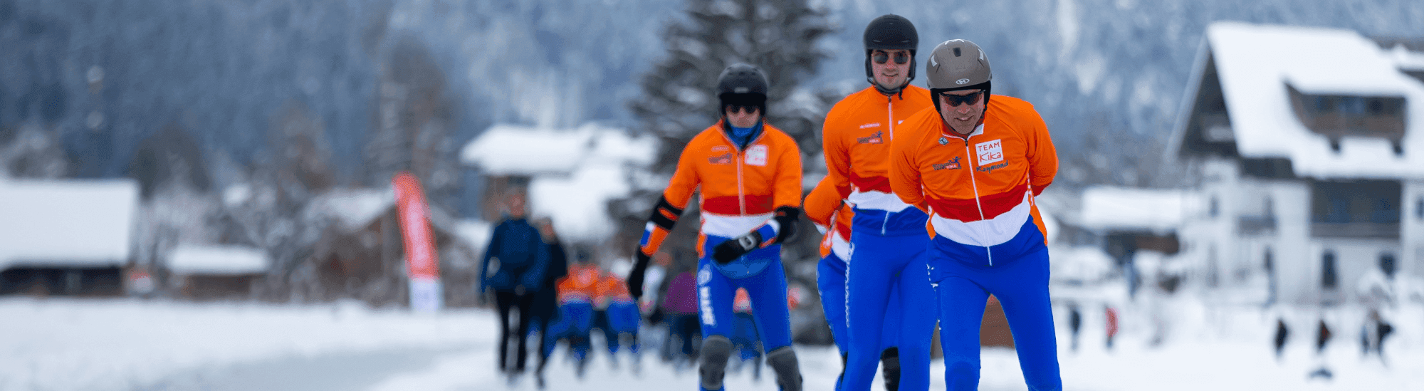 Schaatsen met vrienden