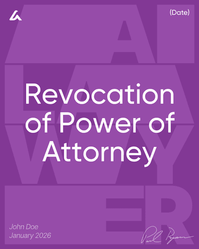Revocation of Power of Attorney 