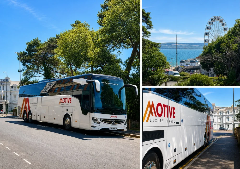 Luxury minibus and coach for premium chauffeur transport services.