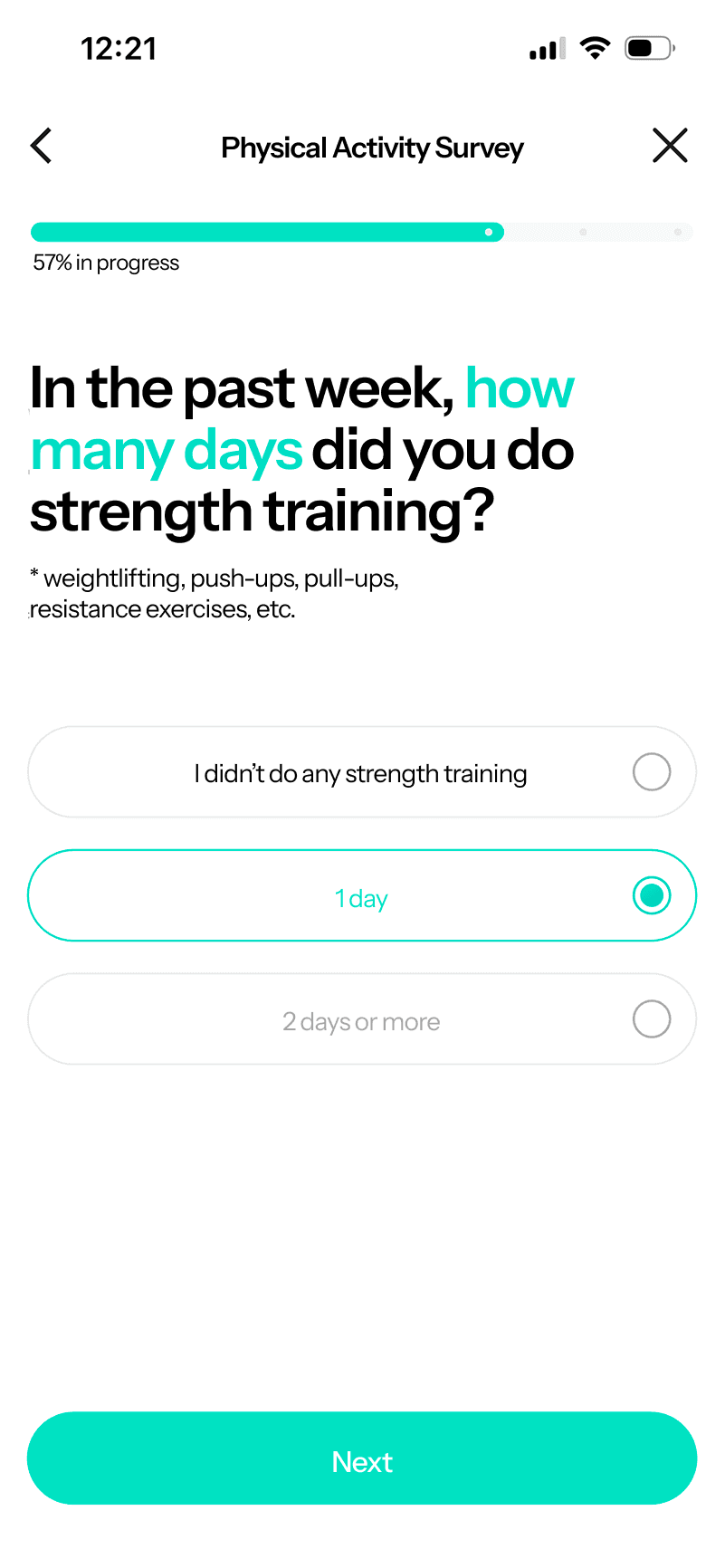 App screenshot
