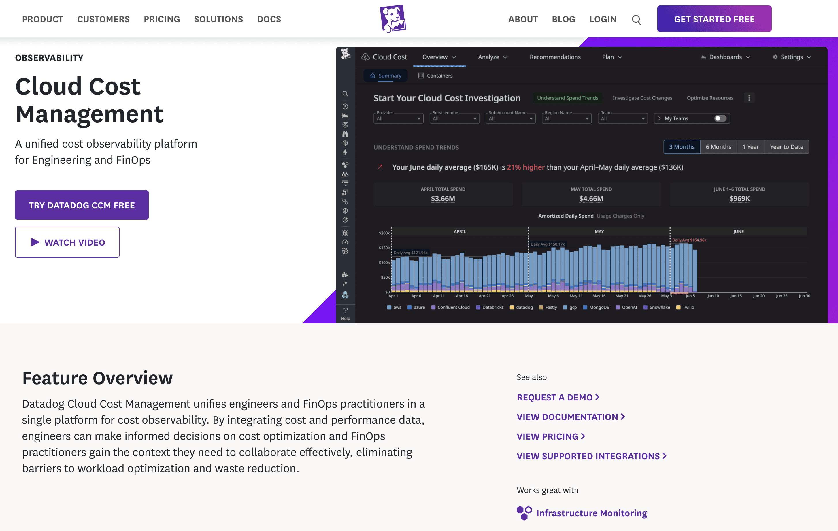 Datadog Cloud Cost Management