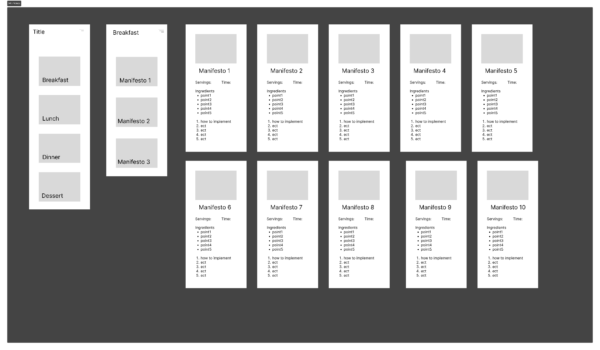 Wireframes