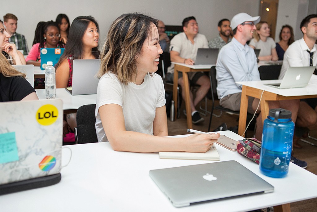 A design team in a retrospective moment, reflecting on what the work produced together.