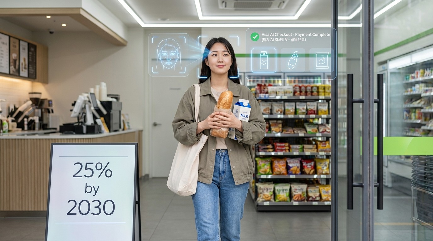 식료품점 체크아웃 줄