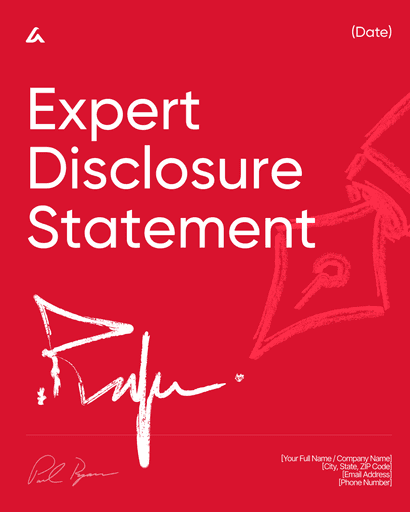 Expert Disclosure Statement