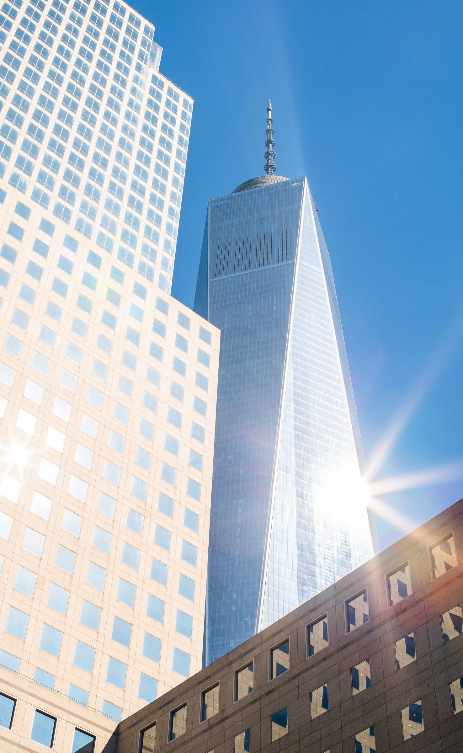 TRAVEL · Looking up at One World Trade Center, New York.
