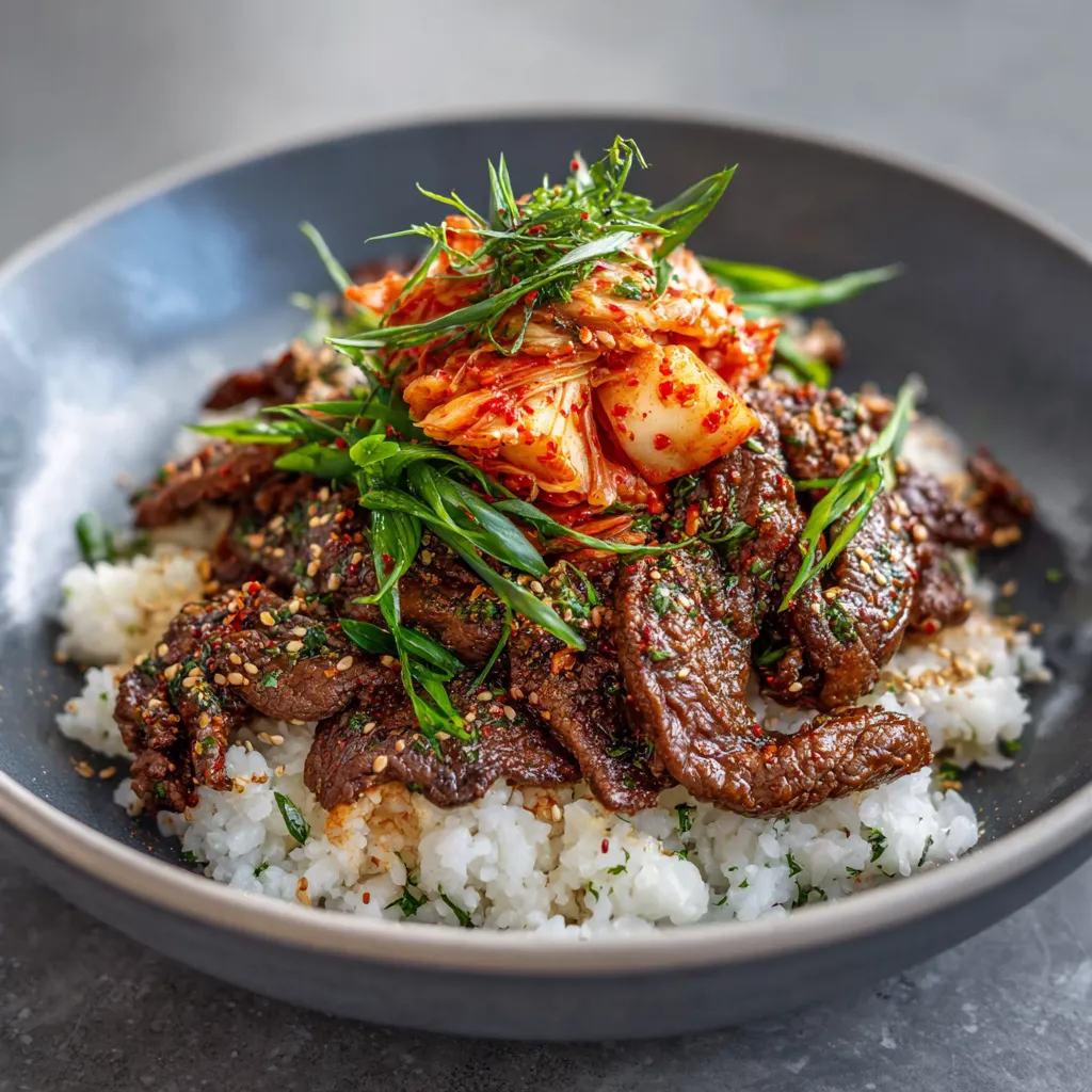 Beef bulgogi Kimchi