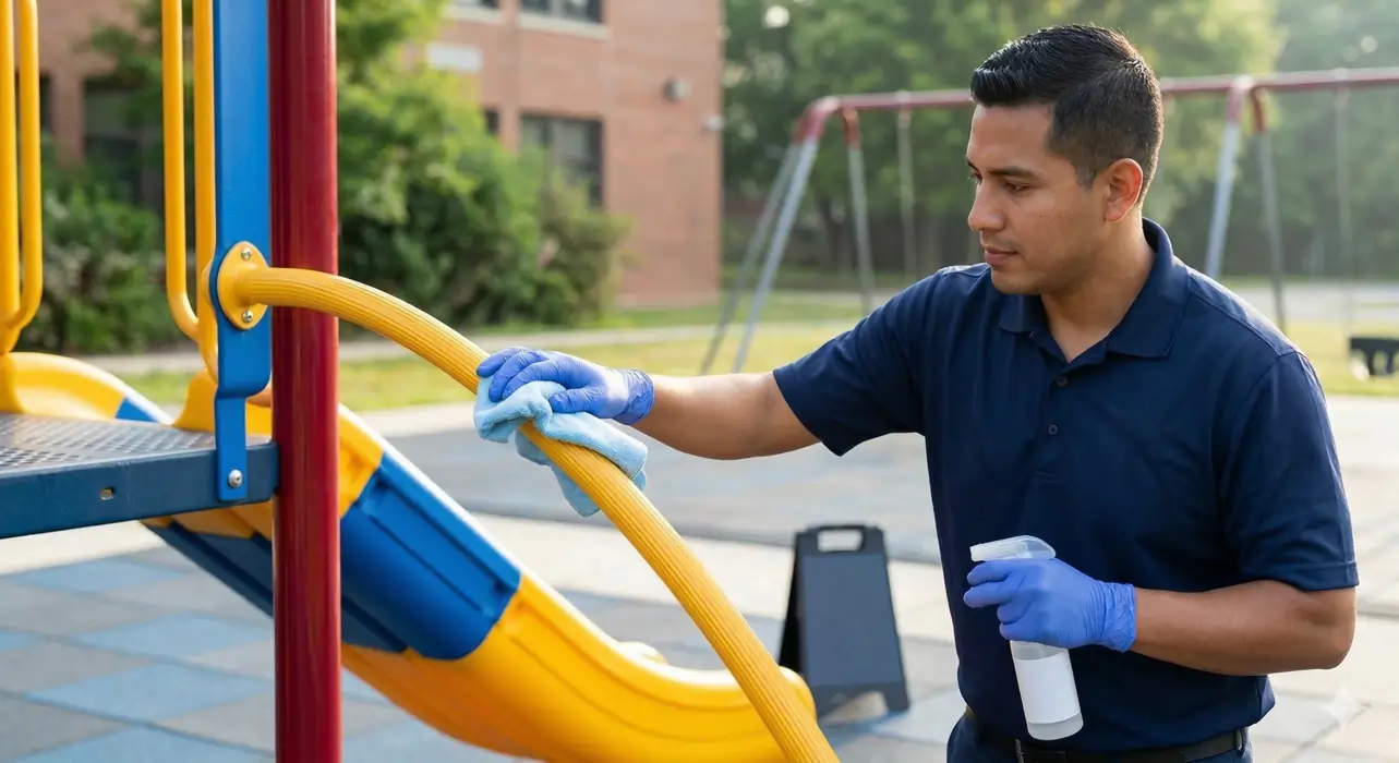 Playground sanitation company ziva cleaning services