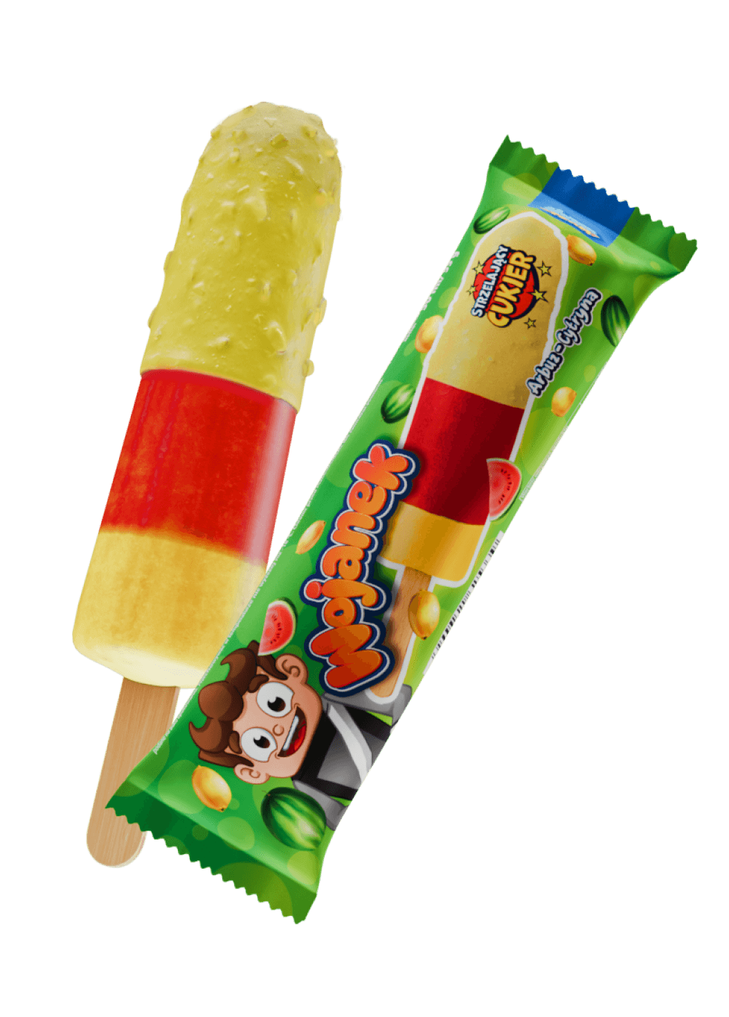 Wojanek – lody o smaku cytryna i jabłko