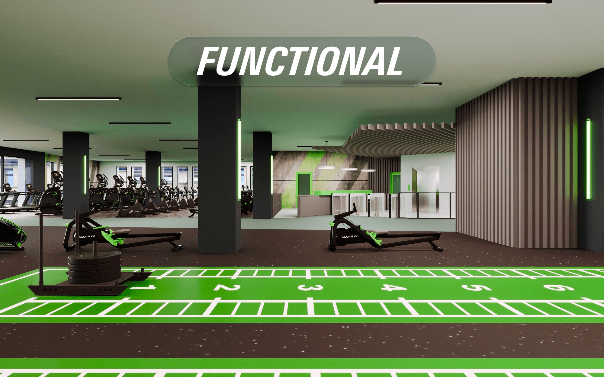 Der Eingangsbereich vom XTRAFIT-Studio Bonn.
