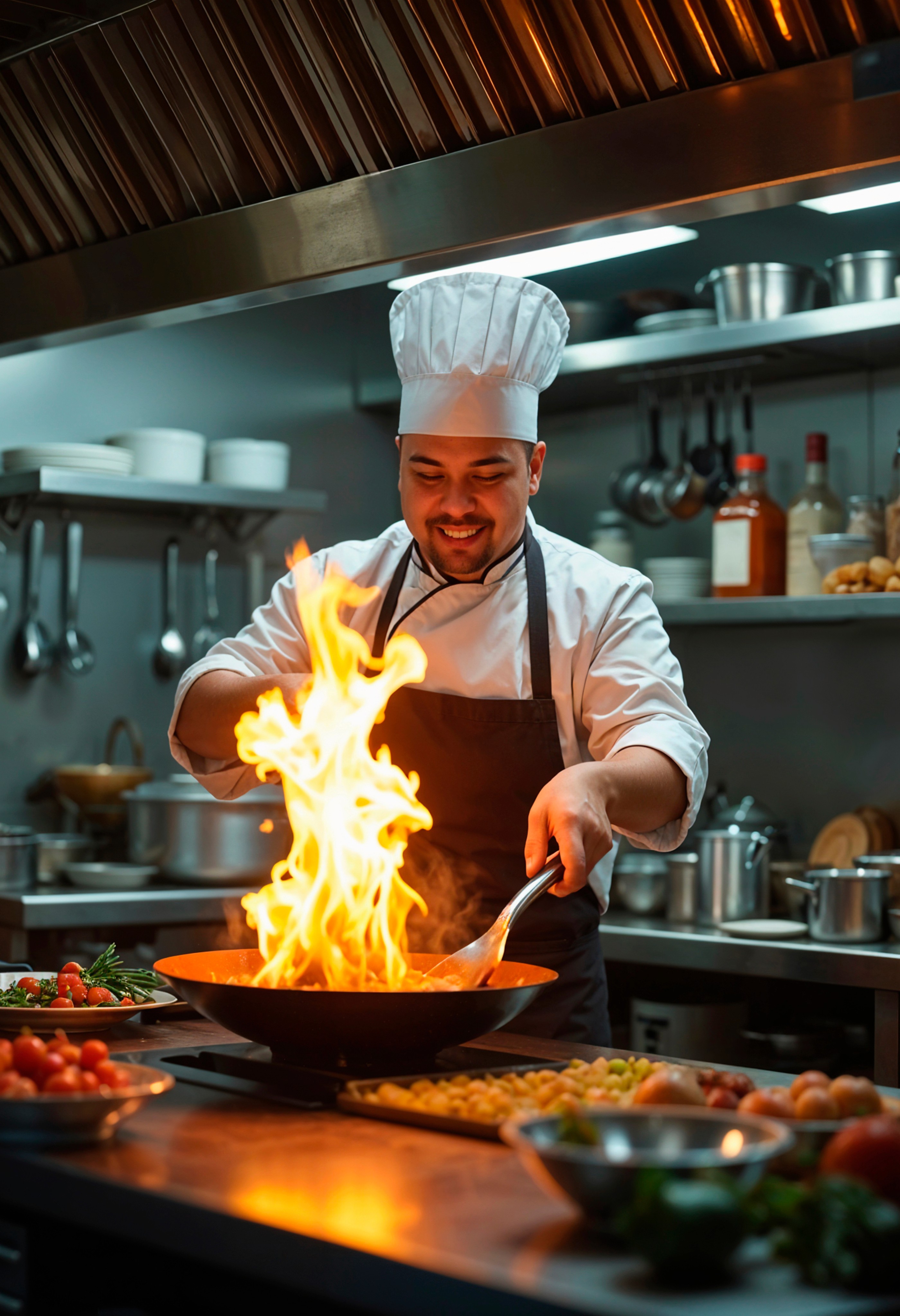 Person doing their cook job