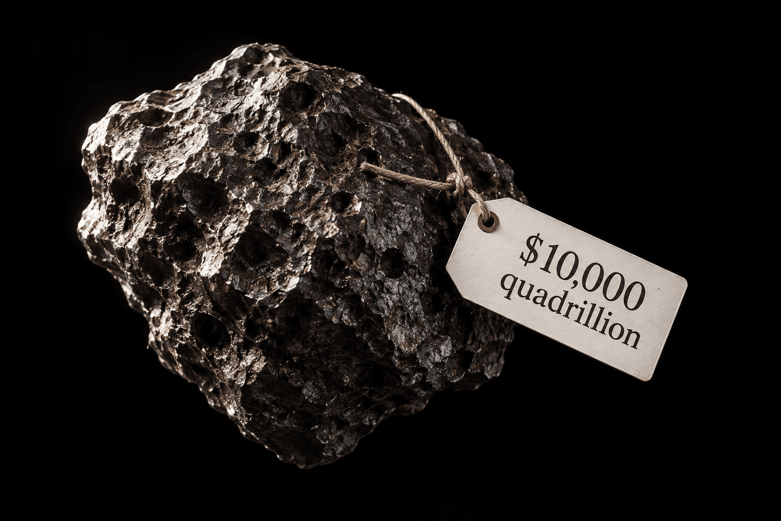 Asteroid with price tag
