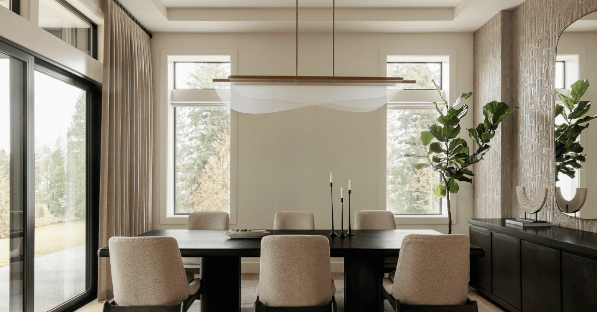 We’re so excited to share details from The Woodinville House: Dining Room –– one of our favorite interior design + professional organizing projects in Woodinville, WA.
