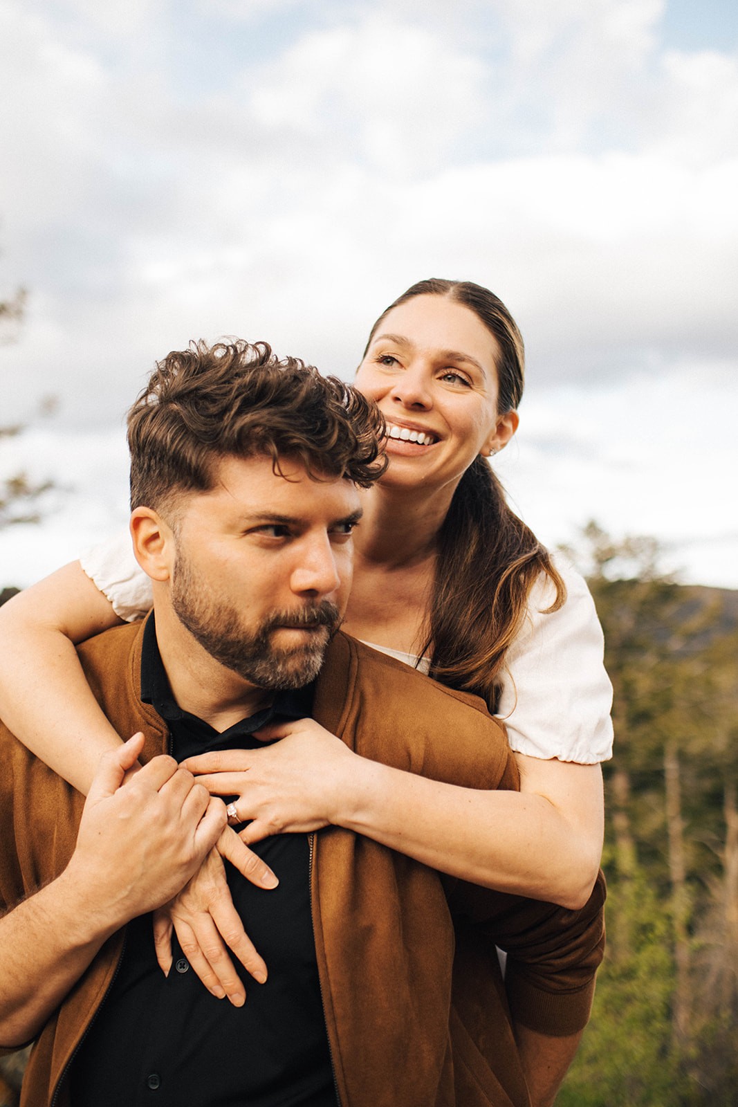 Amy and Thiago Hiking