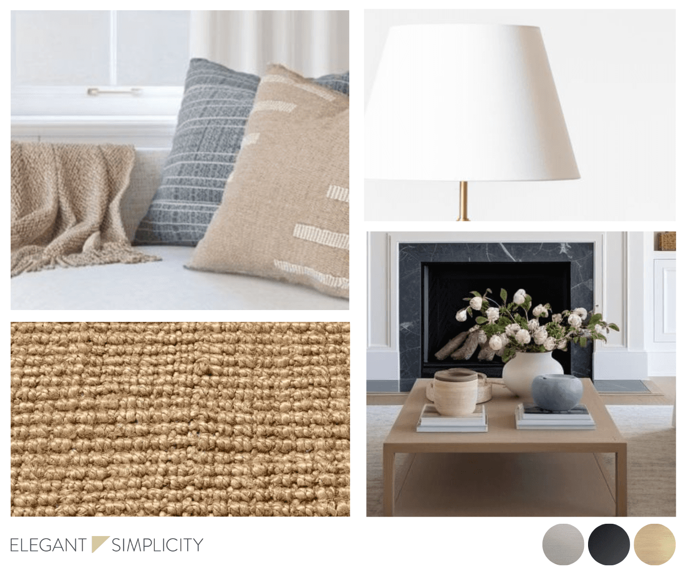 We’re so excited to share details from The Medina House: Living Room –– one of our favorite interior design + professional organizing projects in Medina, WA.
