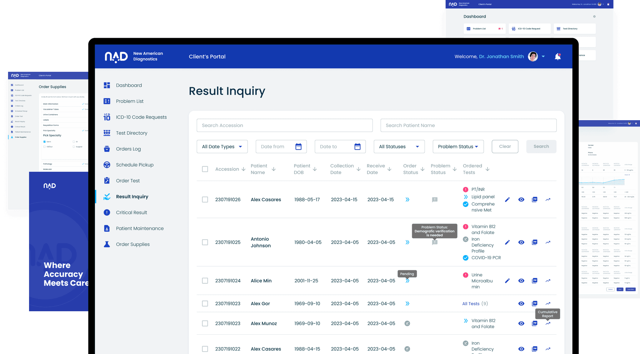 NAD web platform UX case