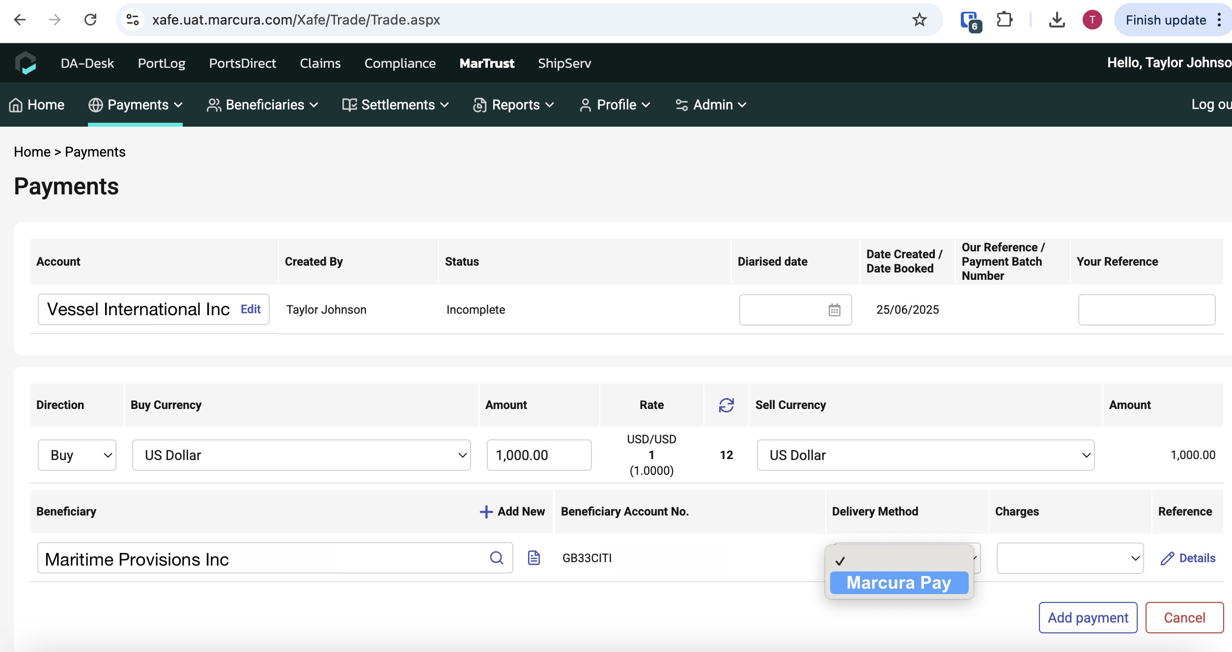 A screenshot of a settings window displaying options for "Data" and "Data Sources" with a dropdown menu.