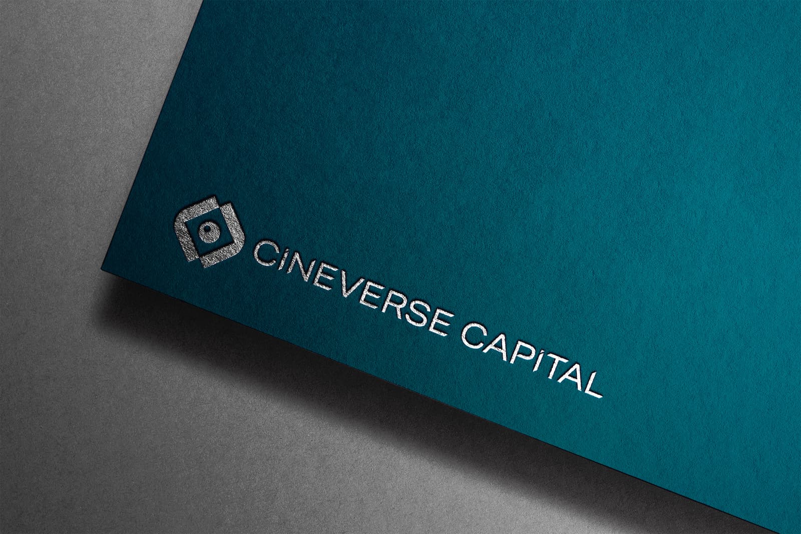 Cineverse Capital Embossed Book MOckup | HotSauce Design Works™️