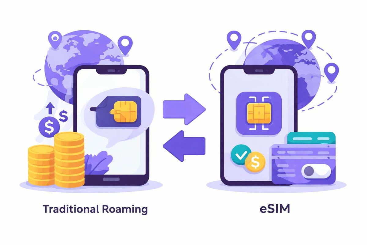 ESIM benefits for travellers