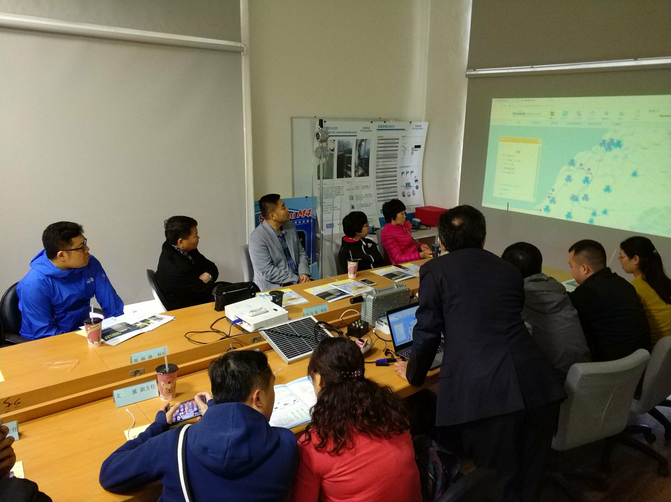 交流運用物聯網進行生產環境感知監測之​技術