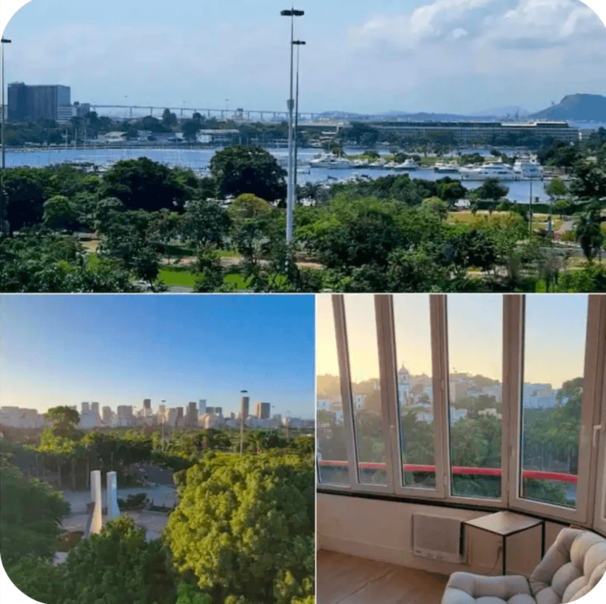 Modern City Apartment in Glória Airbnb property management Rio de Janeiro