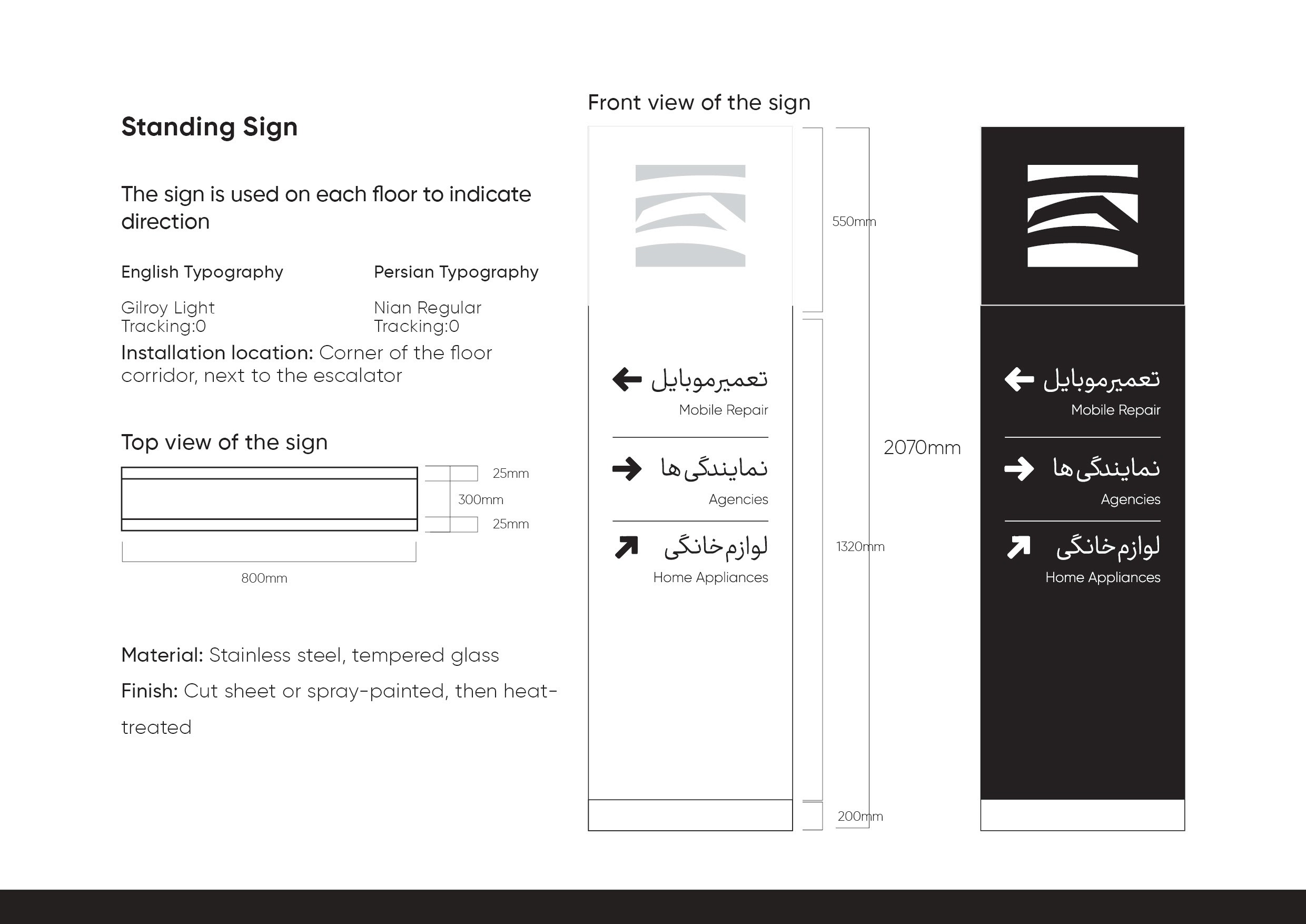 wayfinding sign