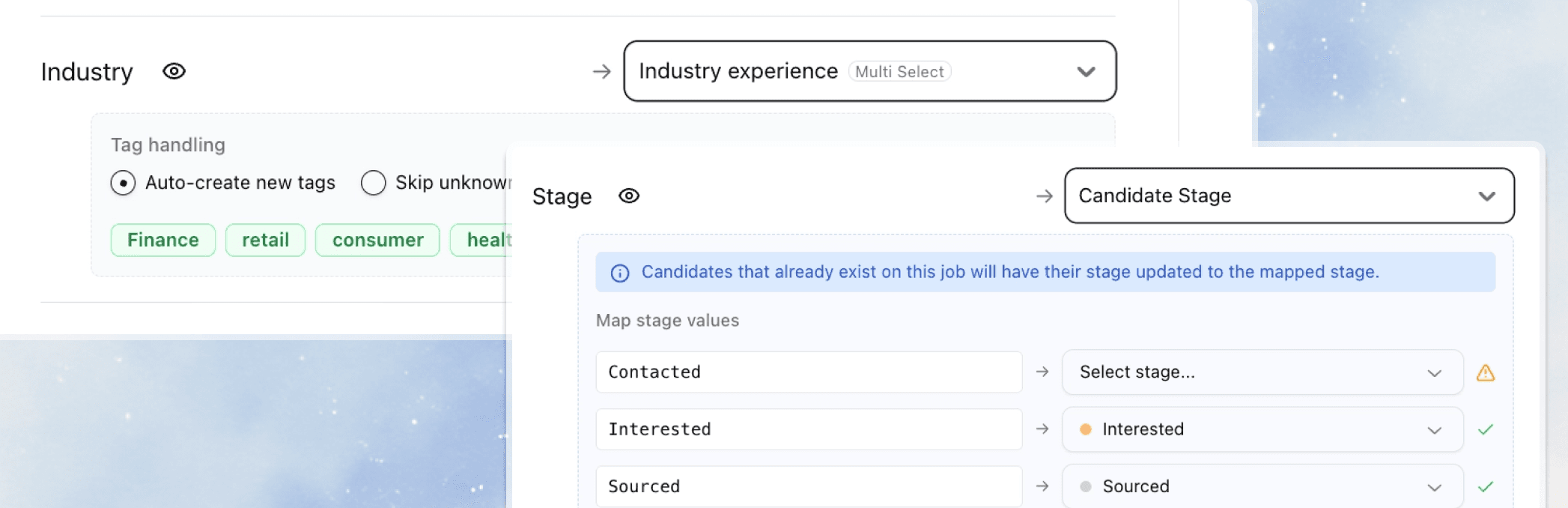 stardex ai feature | Custom Field Mapping for Imports