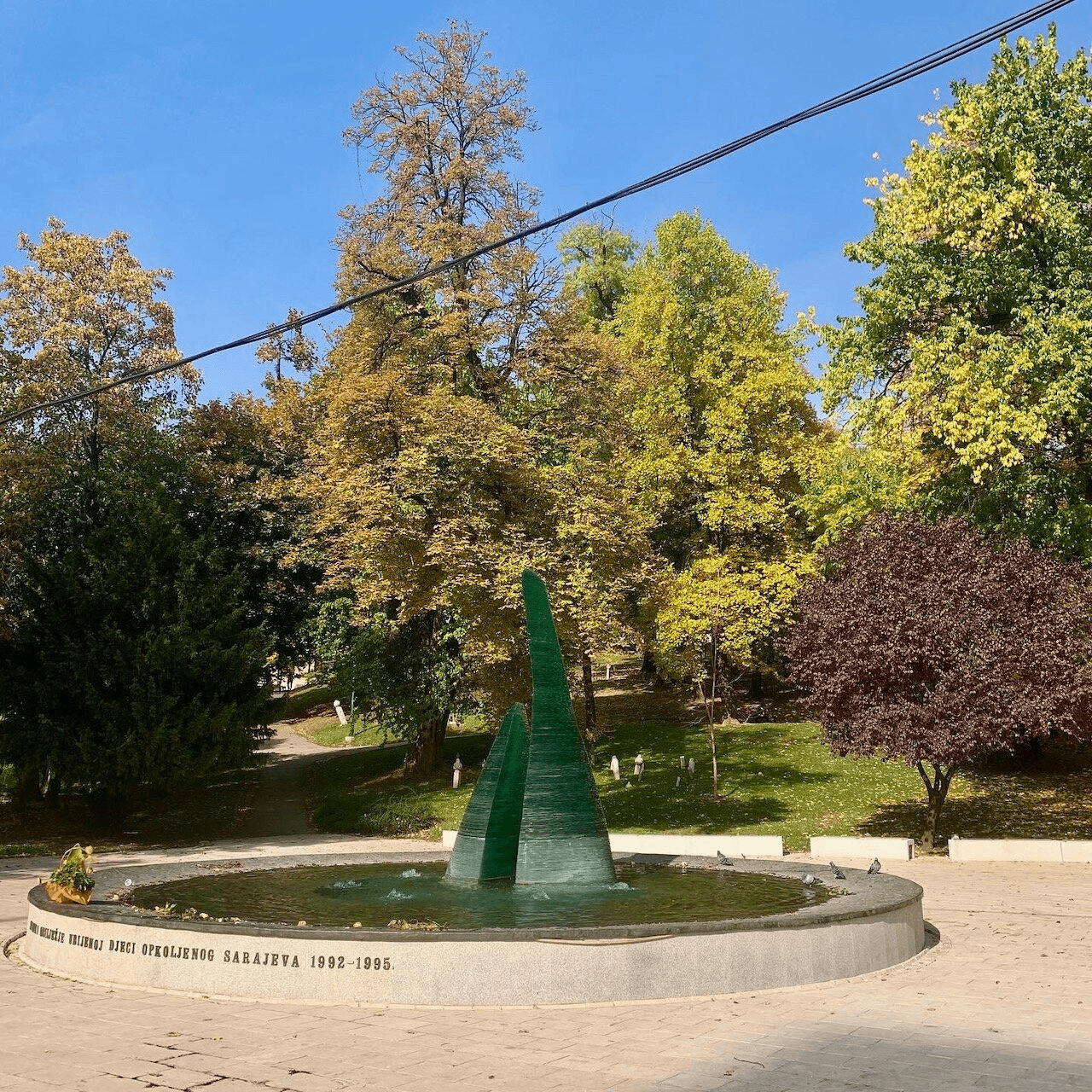 Memorial for Children Killed During Siege of Sarajevo 1992-1995. Sarajevo, Bosnia-Herzegovina