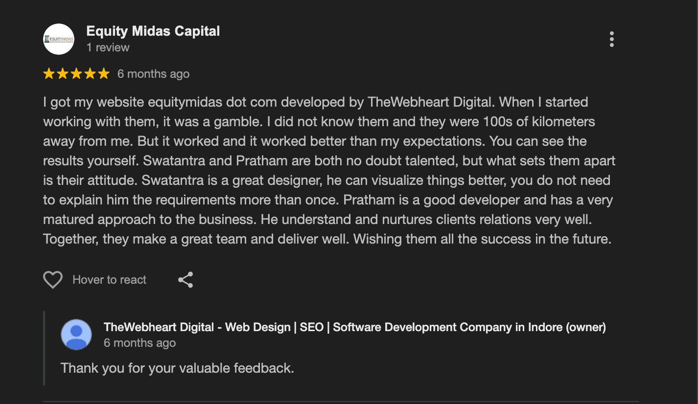 thewebheart review