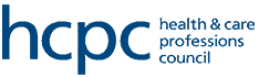 Health and Care Professions Council accreditation logo