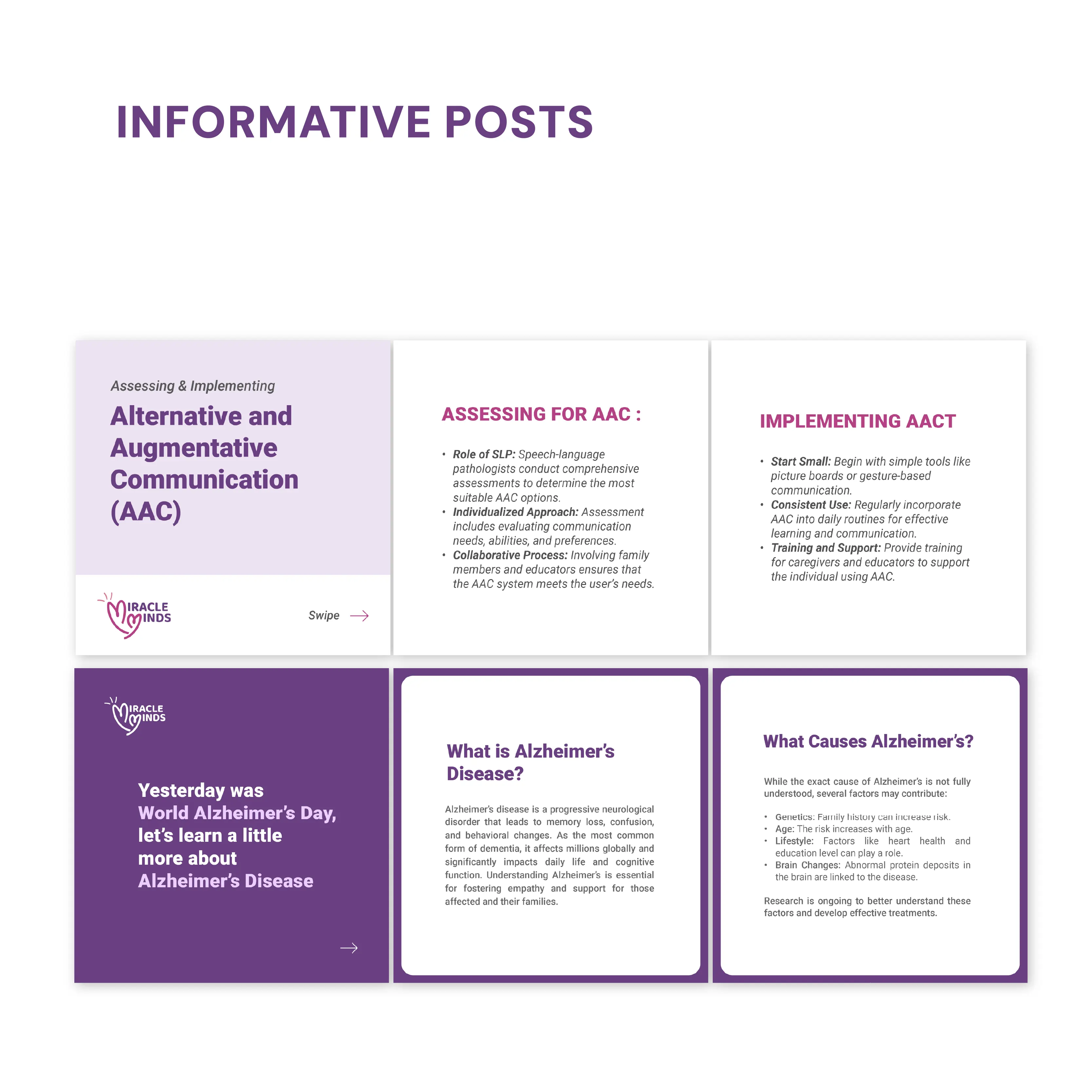 Informative Posts for Miracle Minds