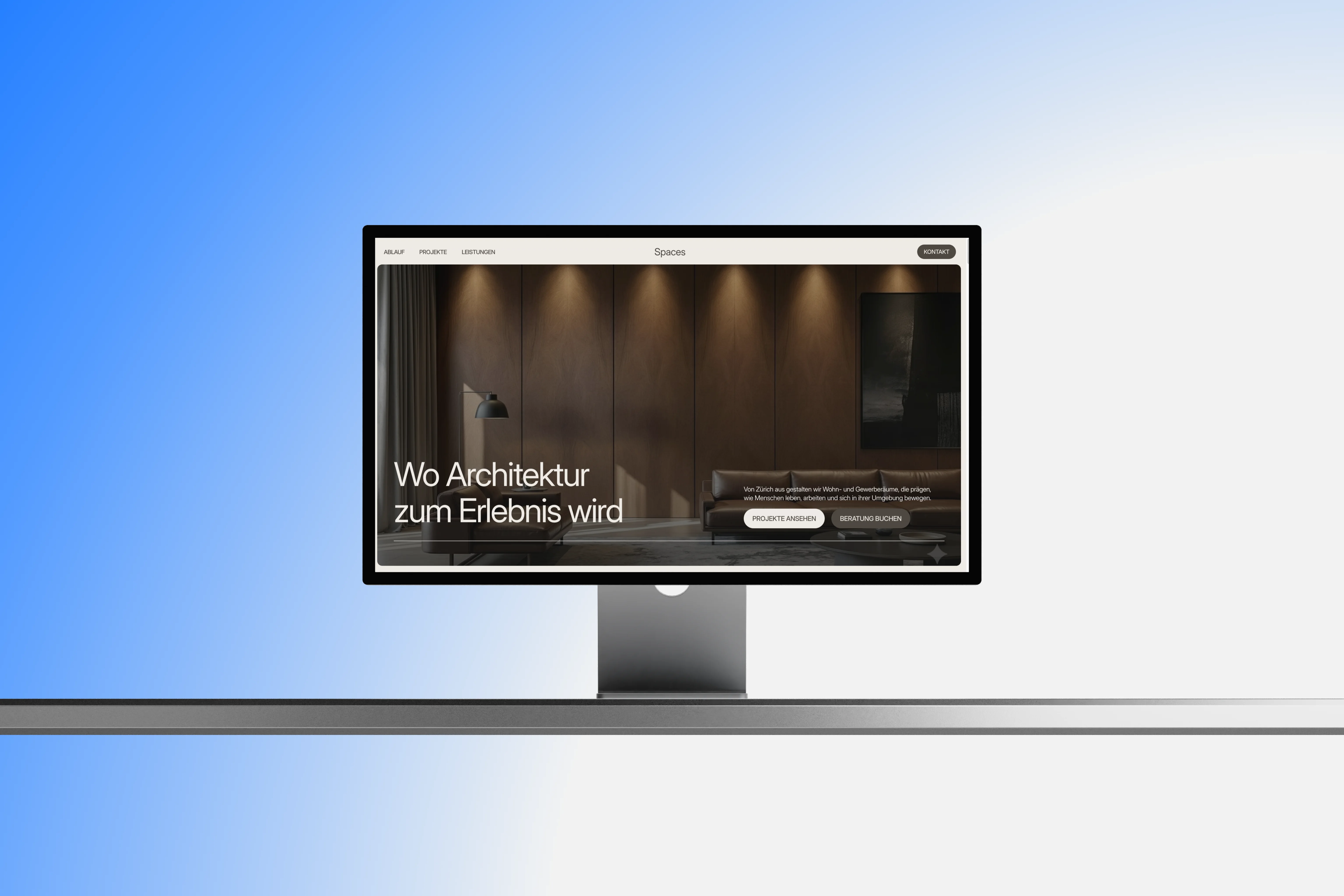 Spaces Mockup Desktop