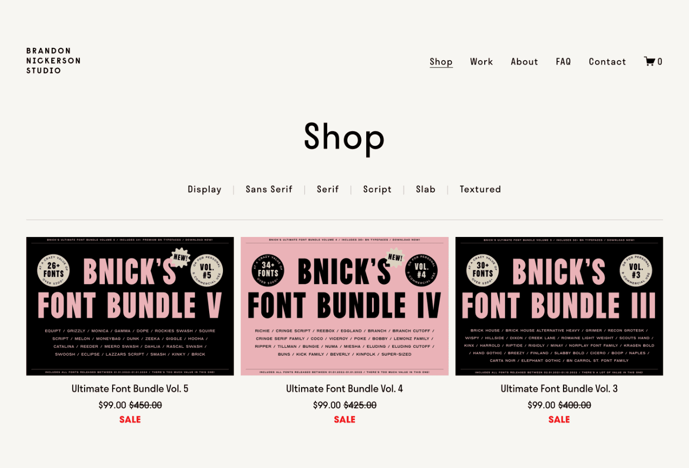 Bnick typography tools