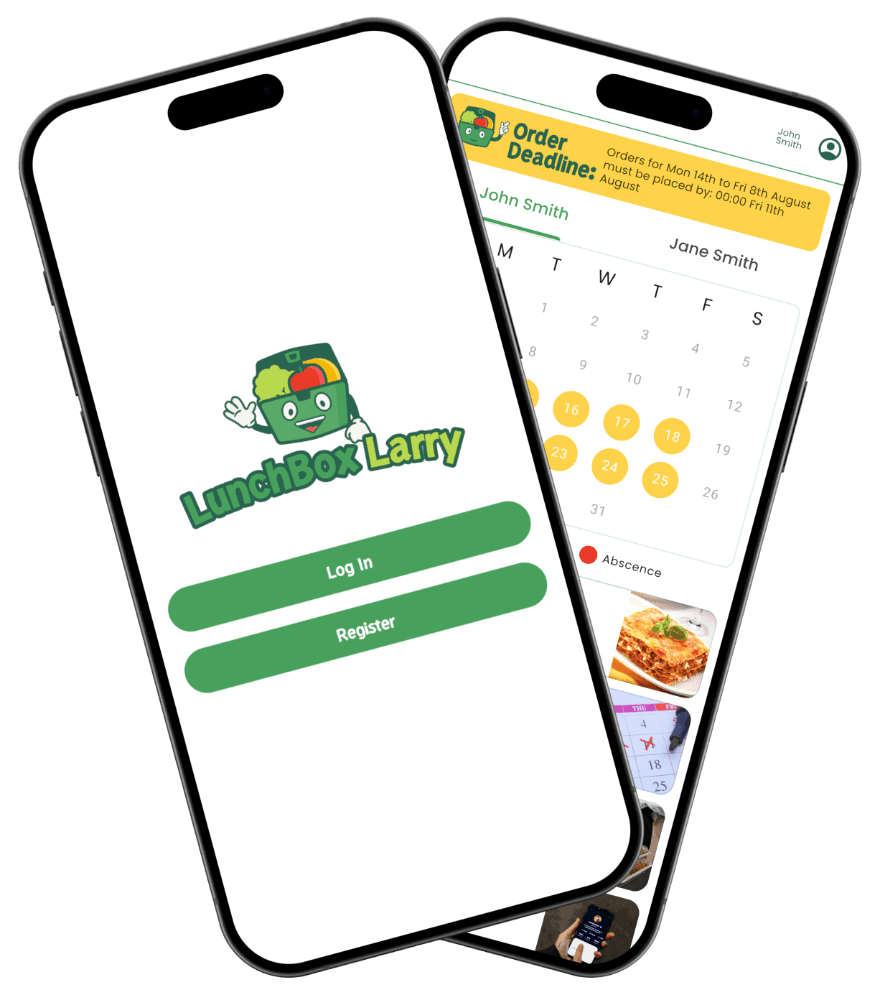 UX/UI Design of Lunchbox Larry 