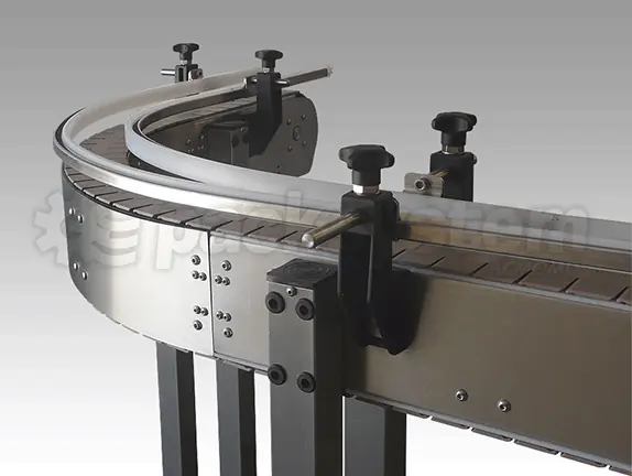 Banda transportadora curva