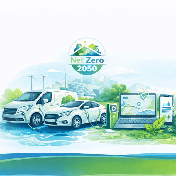 graphic of electric vehicles