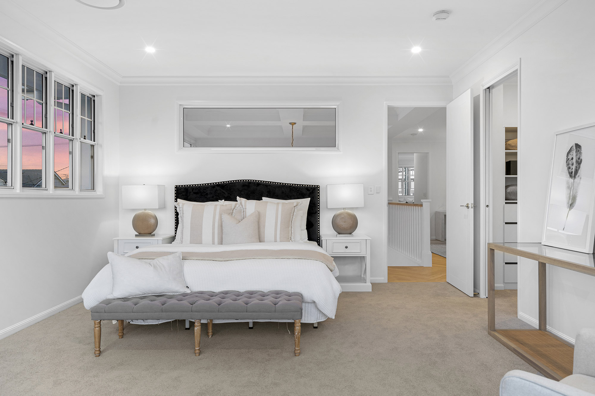 Front facade of Jacaranda House in. Brisbane