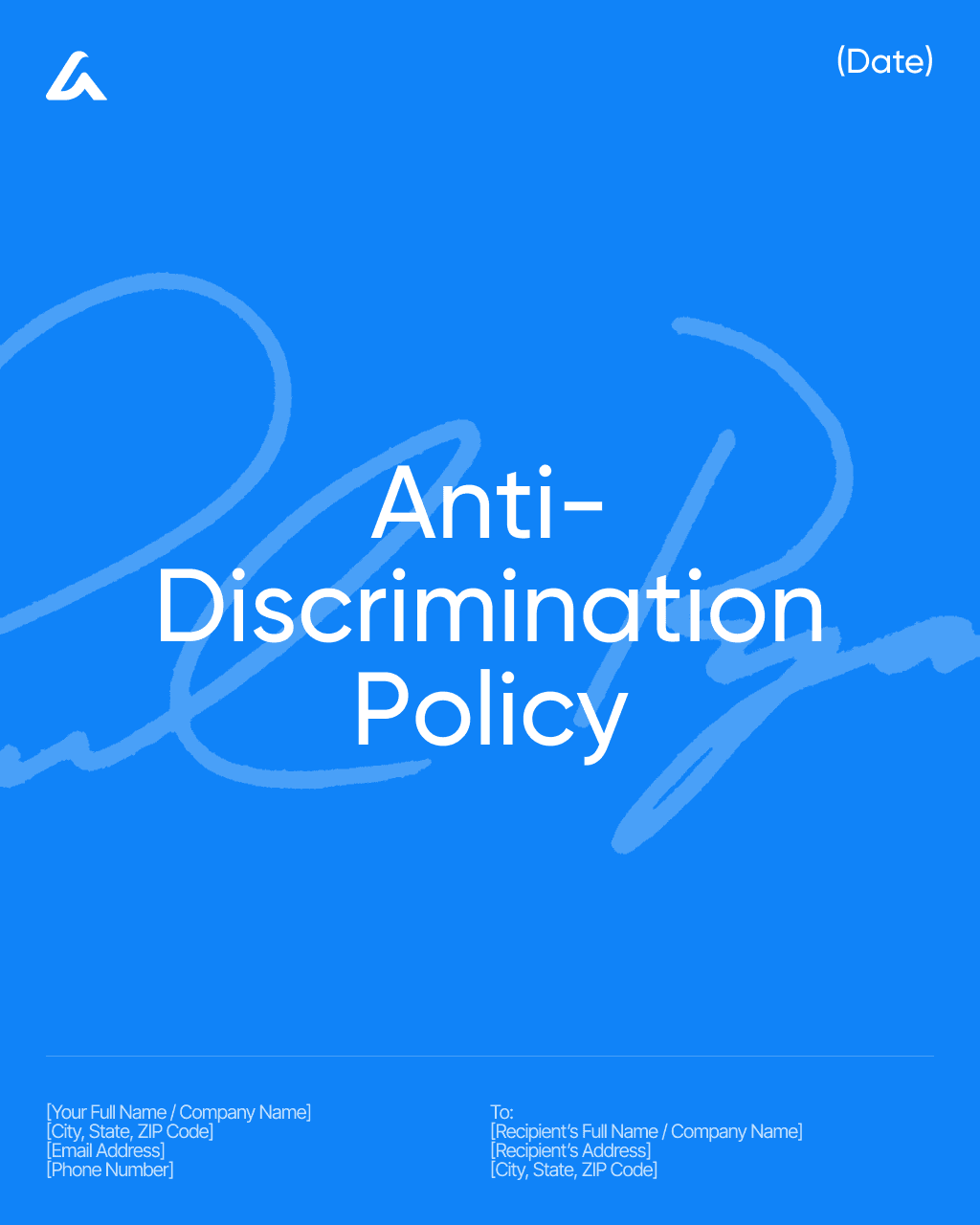 Anti-Discrimination Policy