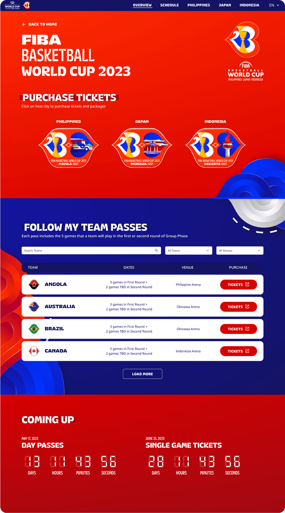 Screenshot of 'Ticket Purchase" page