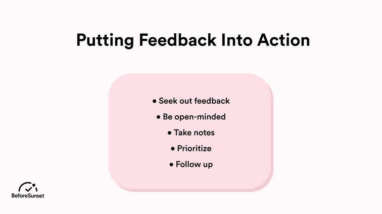 putting feedback into action for workers