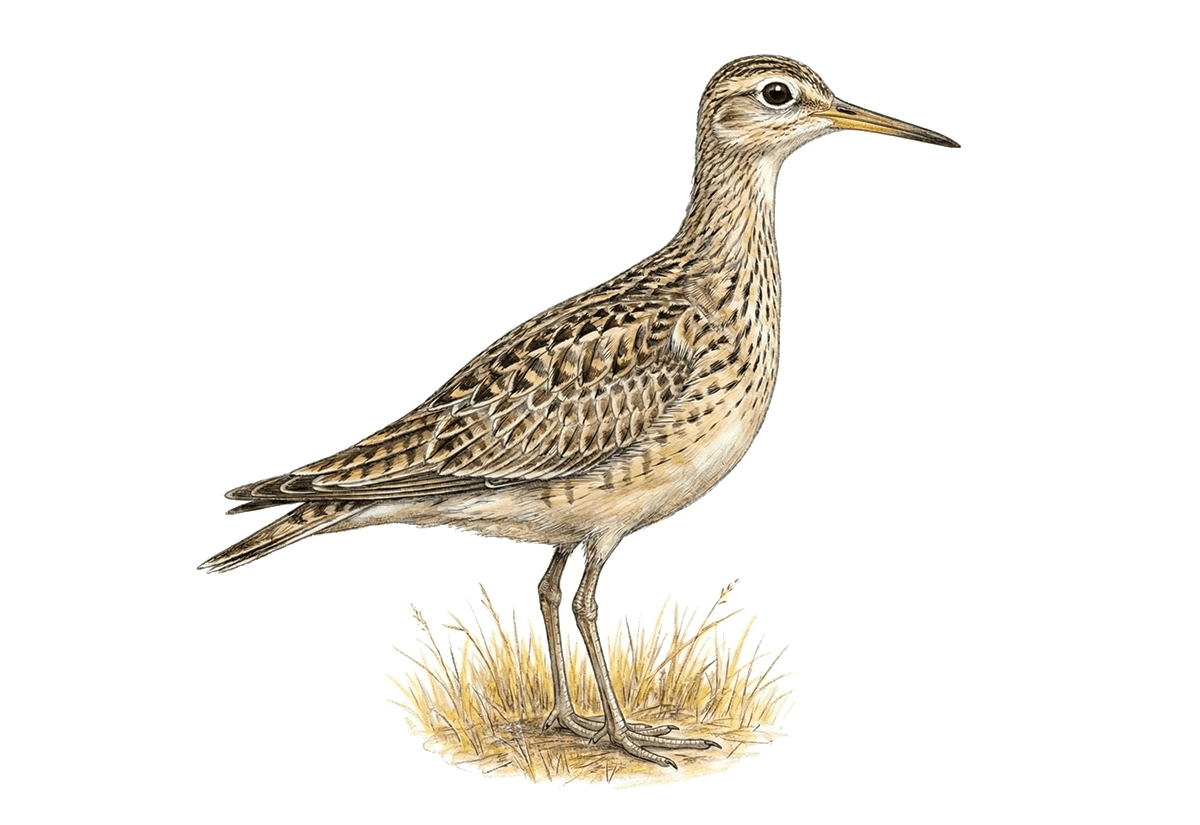 Upland Sandpiper illustration