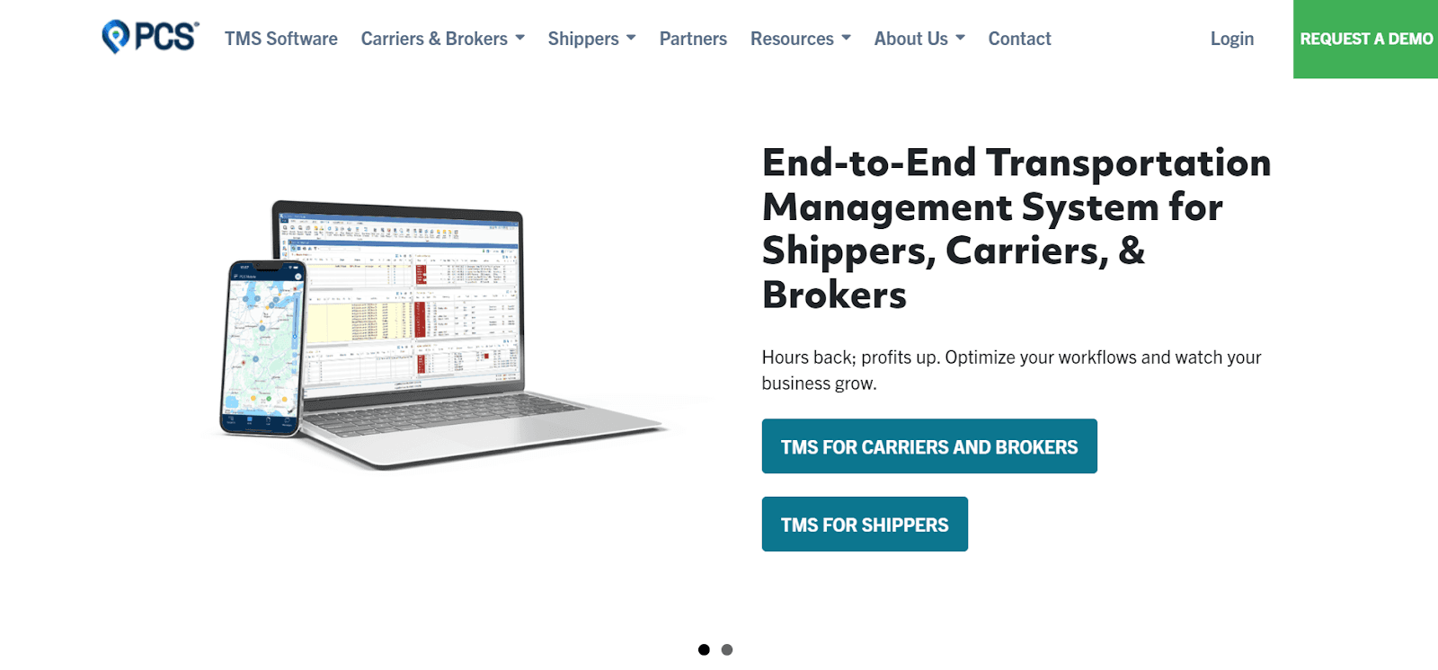 PCS Signature TMS – Best for End-to-End Supply Chain Visibility