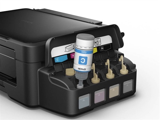 Epson EcoTank ink reservoir detail