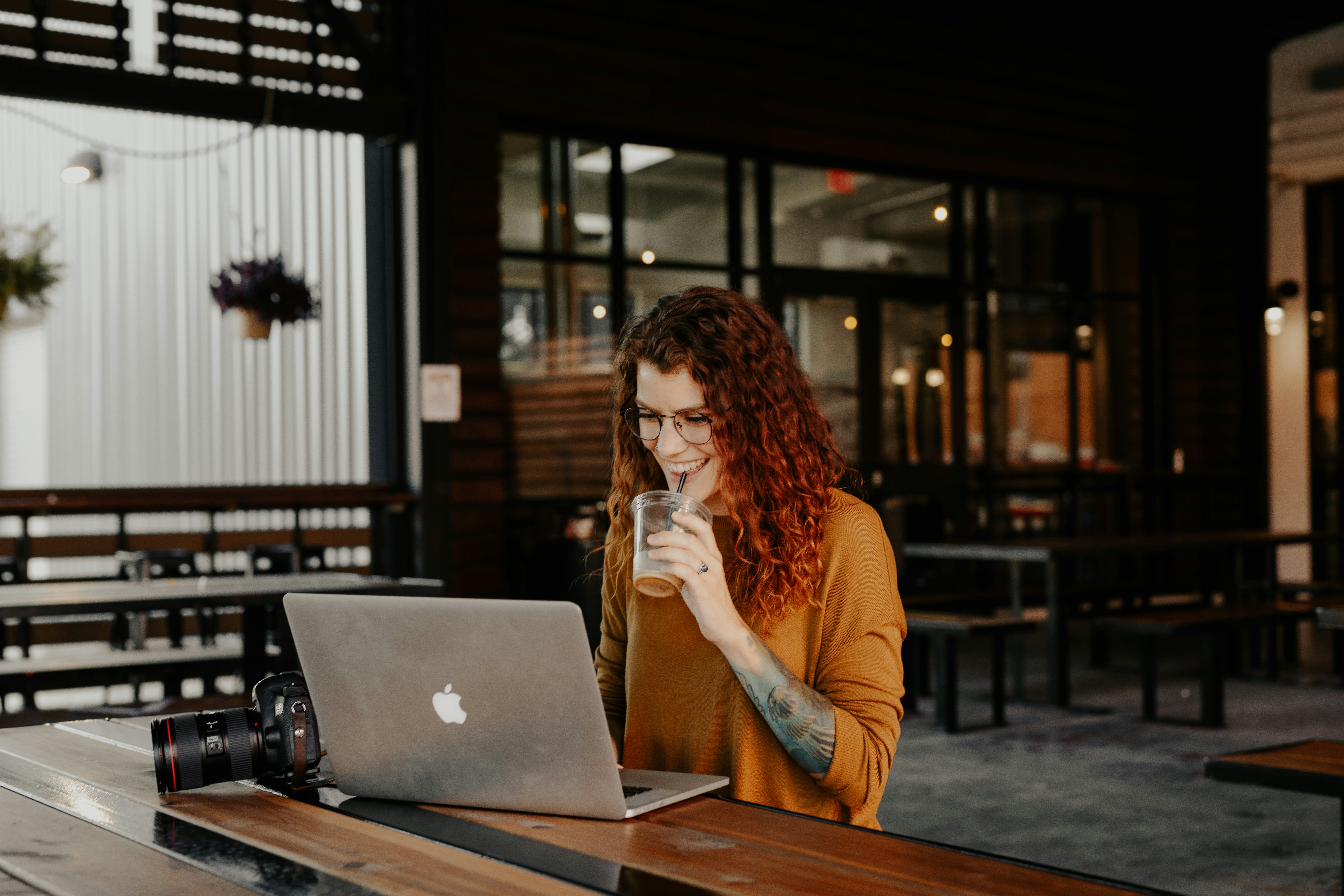 woman enjoying use cases of PDF Text to Speech